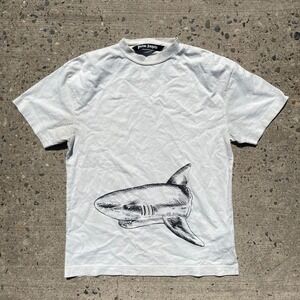 Palm Angels Broken Shark Classic‎ Tee Butter/Black Medium